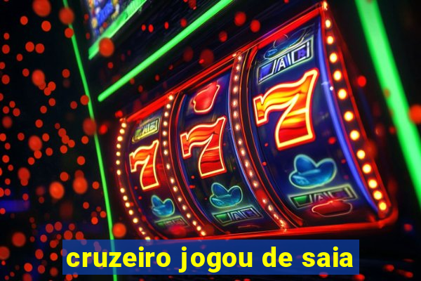 cruzeiro jogou de saia